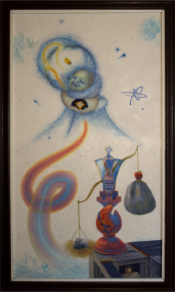 Óleo sobre lienzo por Antonio Arroyave