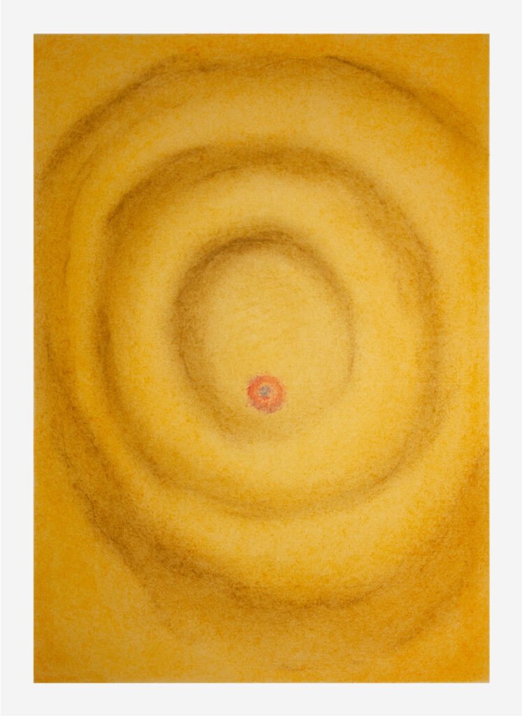 Diferenciación Celular, Tiza pastel/papel, 21X28 cm, 2025 por Alejandra Acuña