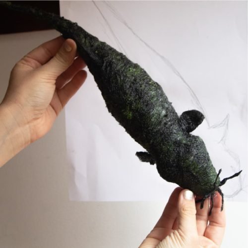 Needle felting por Victoria Salcedo Vitichii