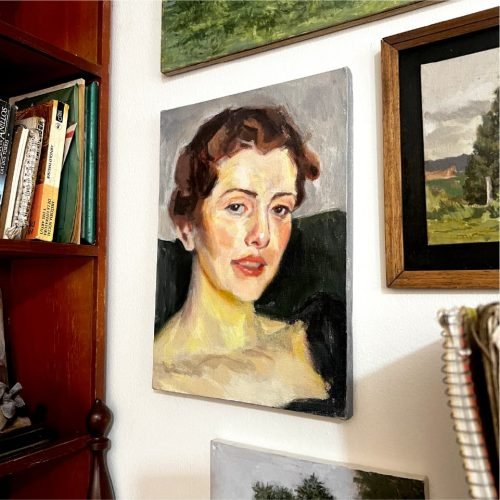 Retrato óleo por David Lemus