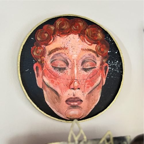 pintura. retrato por David Bello