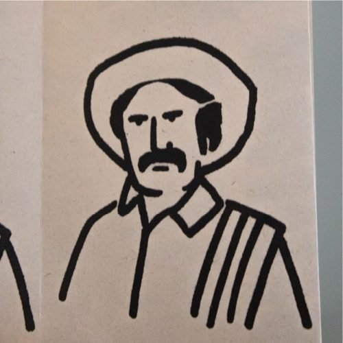 hombre con ruana por librdo galindo